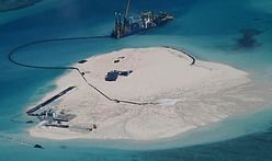 China is busy building islands in the South China Sea