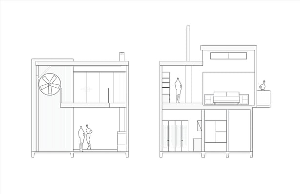 Section Elevation C & A