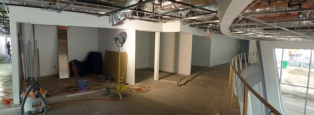 Second Floor Finance and Insurance Waiting Area Under Construction