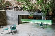 Bar in the Caves of Porto Cristo. Majorca. Spain