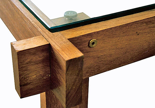 Two Tables (mahogany) by Douglas Harding