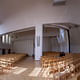 Panorama of the Vuoksenniska Church (Church of 3 Crosses), Vuoksenniska, Finland 1958