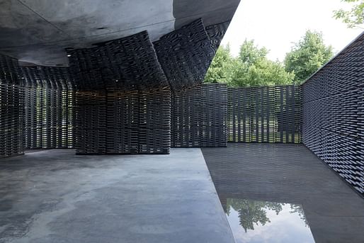 Serpentine Pavilion 2018, designed by Frida Escobedo Image: © Frida Escobedo, Taller de Arquitectura. Photography © 2018 Iwan Baan