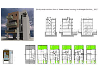 Study and construction of three-storey housing building in Ymittos, Athens, Greece
