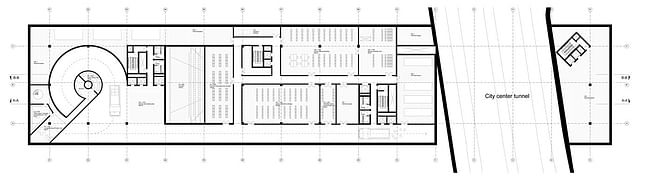 Plan - basement (Image: OYO + office9 + Ingenium)