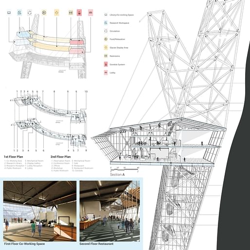 Spires Mendenhall Research Center by Noah Berryhill & Alex Klocek of Louisiana Tech University. Image: courtesy ACSA