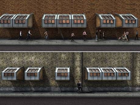 James Furzer's proposed homeless shelter. 