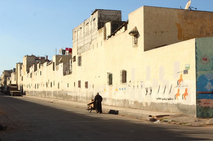 The neighborhood of Hay Mohammadi in eastern Casablanca that was the object of a large colonial masterplan in the 1950s. Image courtesy The Funambulist