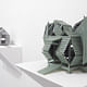 Michael Jantzen sculptures and models at Bruno David Gallery, St. Louis, Missouri. Image courtesy of the artist.