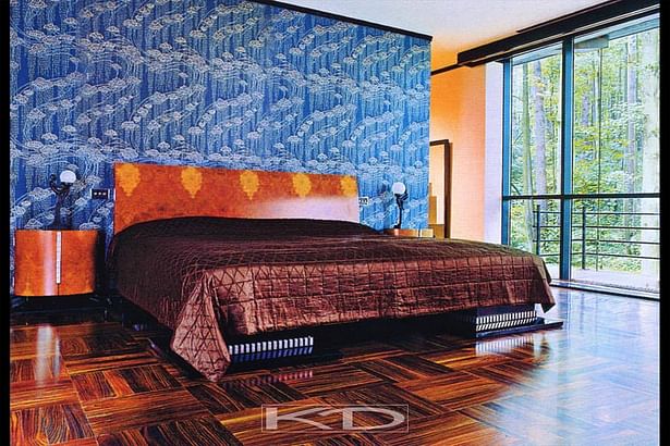 The interior Architectural Studio KD. Bedroom