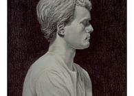 1999 - Drawing - Self Portrait in Graphite