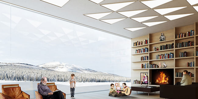 Council lounge. Illustration: Henning Larsen Architects