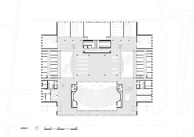 Level 0. Image courtesy of KAAN Architecten.