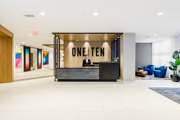 One Ten, a luxury collection of rental homes along Jersey City's Hoboken border.