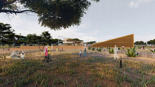 The forthcoming <a href="https://archinect.com/news/article/150310204/the-new-b-t-bi-museum-by-atelier-maso-mi-will-continue-a-shift-toward-cultural-justice-in-senegal">Bët-bi Museum</a> in Senegal for the Josef and Anni Albers Foundation and Le Korsa. Image: courtesy Mariam Issoufou Architects