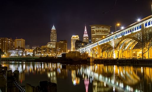"Cleveland, city of light, city of magic" as Randy Newman described it in a song about the Cuyahoga River bursting into flame due to pollution in 1969. Image: Carlos Javier Photography via Flickr 