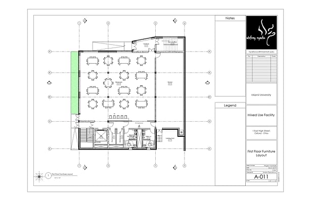 First floor Furniture Layout