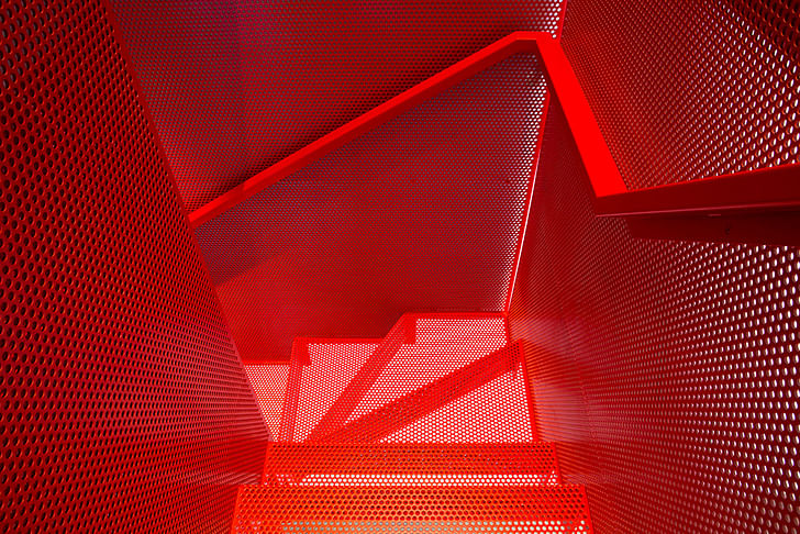 Do-Ho Suh Staircase III inspired staircase, London. Diapo and Webb Yates Engineers © Agnese Sanvito