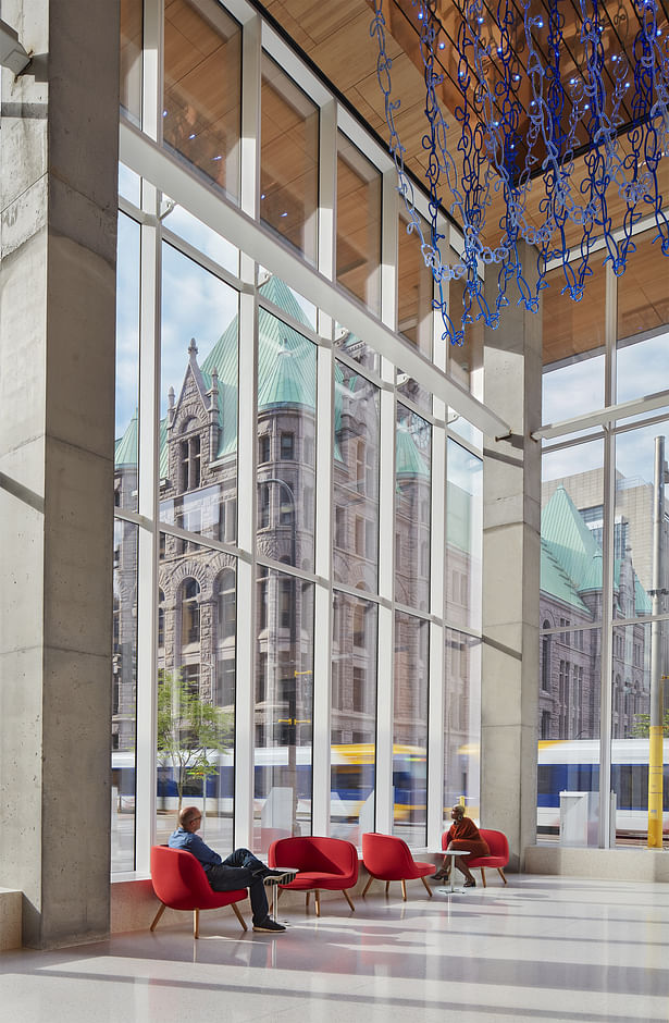 City of Minneapolis Public Service Building Lobby interior photo: © Cory Gaffer