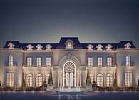 Luxurious Home Design Collection : Royal Palace in Neoclassic Architecture Style