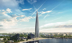Europe's new tallest building, The Lakhta Center by RMJM, nearly completed in St. Petersburg