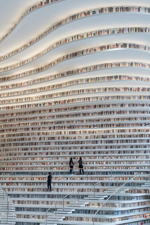 Tianjin Binhai Public Library by MVRDV. Photo: Ossip van Duivenbode.