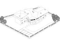 Three-house dwelling