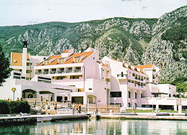 Original condition of Hotel Fjord. Photo courtesy of Sadar+Vuga