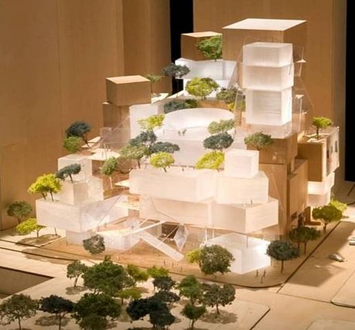 proposed design for the project by Gehry Partners