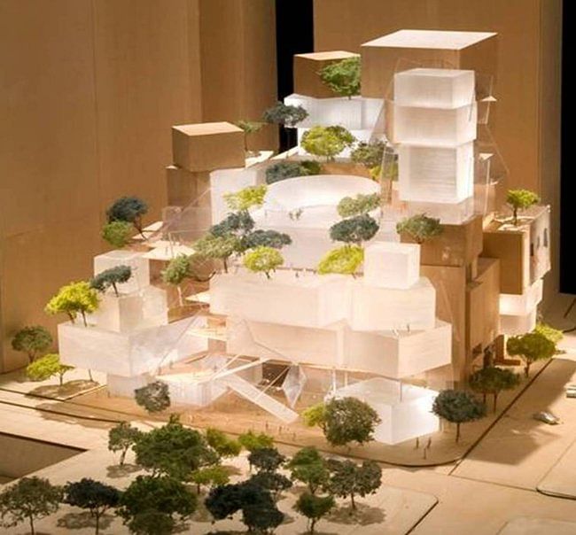 proposed design for the project by Gehry Partners