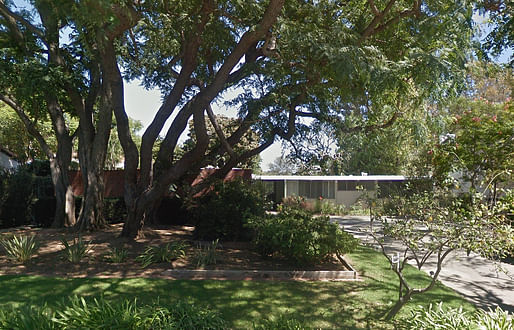 The property as it appeared in September 2014. Image courtesy Google Street View. 