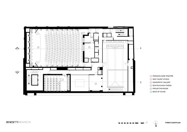 Third Floor Plan. Photo credit: Benedetti Architects