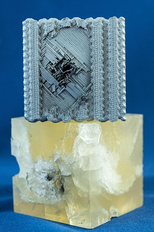 3D printed blocks made at Rice University. Image © Jeff Fitlow/Rice University