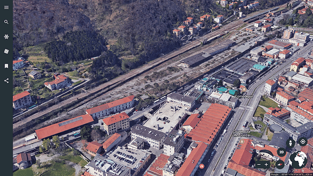 Google Aerial photo of site