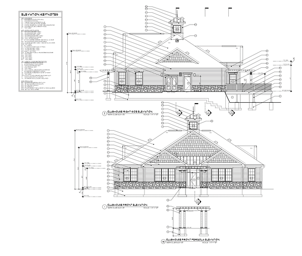 Clubhouse Elevations