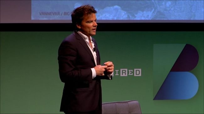 Screenshot of Bjarke Ingels lecturing at the WIRED Business Conference