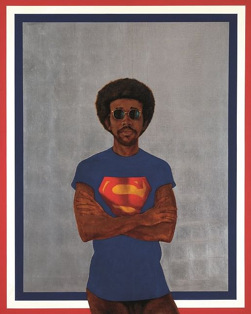'Icon for My Man Superman (Superman Never Saved any Black People – Bobby Seale)' 1969 Collection of Liz and Eric Lefkofsky © Estate of Barkley L. Hendricks