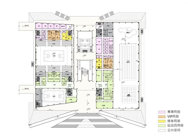 Layout plan of the competition venues