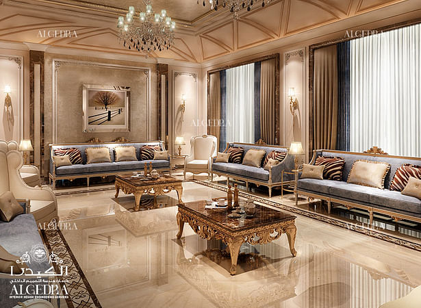 Luxury majlis interior design