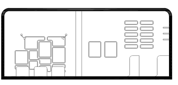 STORE SECTION PLAN in AutoCAD