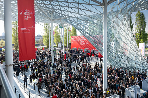 Salone del Mobile.Milano 2019. Photo via Twitter.