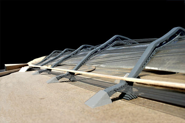 Transportation Ceneter -- fiberglass, piano wire, masonite, plastic 3d prints