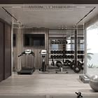 Aesthetic Gym Interior Design Solution 