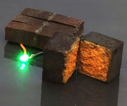 Chemists in Arts & Sciences have developed a method to make or modify “smart bricks” that can store energy until required for powering devices. (Image: D’Arcy laboratory, Washington University in St. Louis)