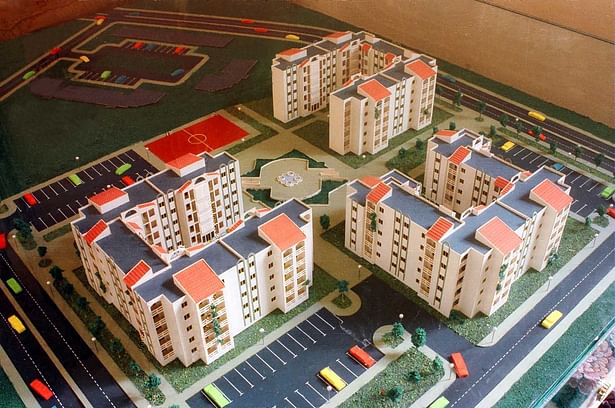 Contest Winning Project: 150 Social Flats: (Médéa - Algeria - 1994)
