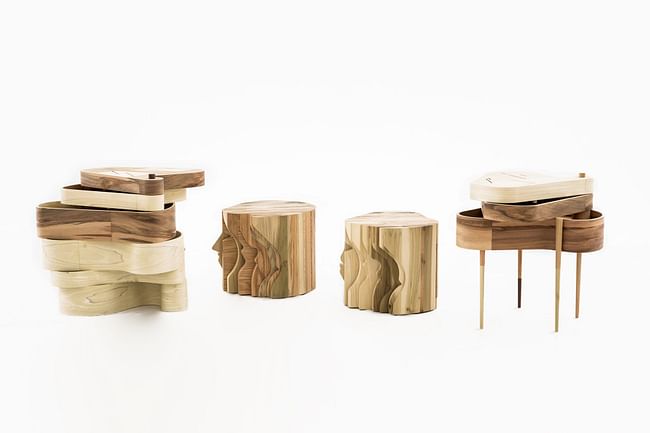 Family of Tables -The Workshop of Dreams by Miralles Tagliabue EMBT