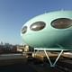 One London-based designer was inspired to bring Matti Suuronen's Futuro House back into production. Image via Kickstarter.