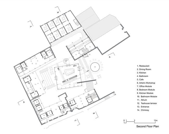 Second floor plan. Image credit: PAO