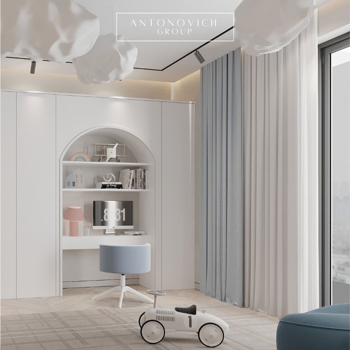 Kids Bedroom Interior Design and Fit-out Execution | Luxury Antonovich ...