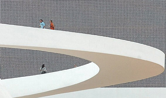 Cultural Complex of the Republic, Brasília, exterior ramp (Photo: Agência Brasil)